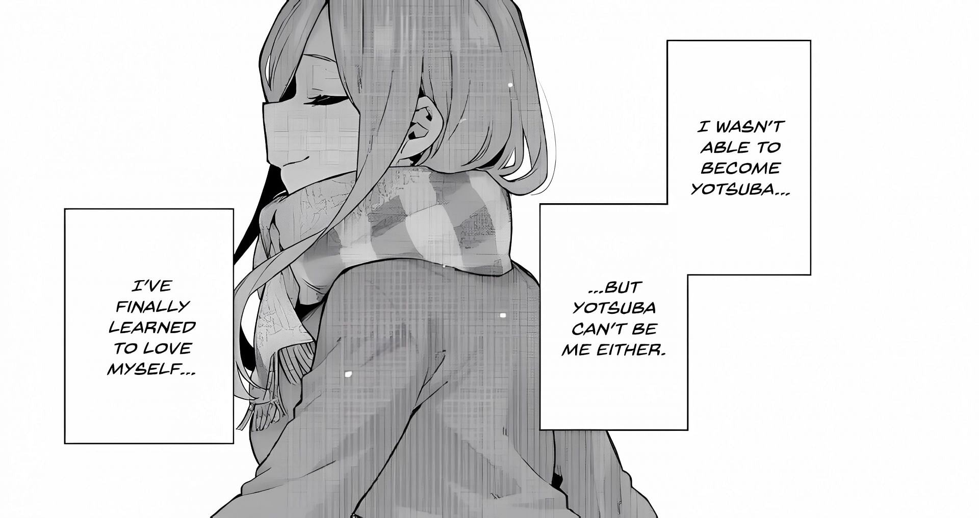 Miku as seen in the Quintessential Quintuplets manga (Image via Kodansha)